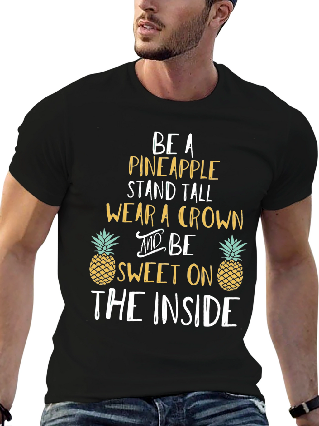 Be a Pineapple Graphic T-Shirt
