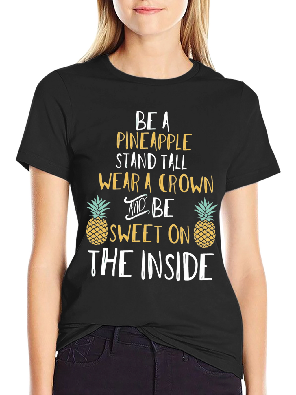 Be a Pineapple Graphic T-Shirt