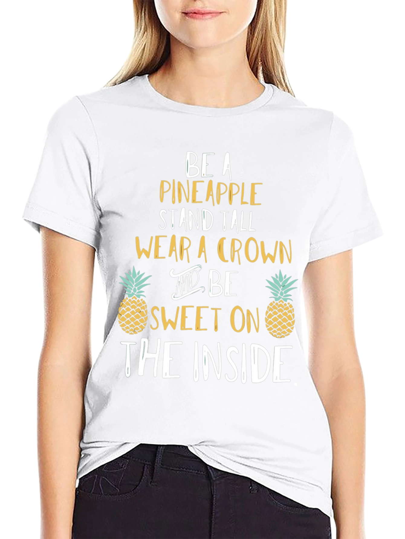Be a Pineapple Graphic T-Shirt