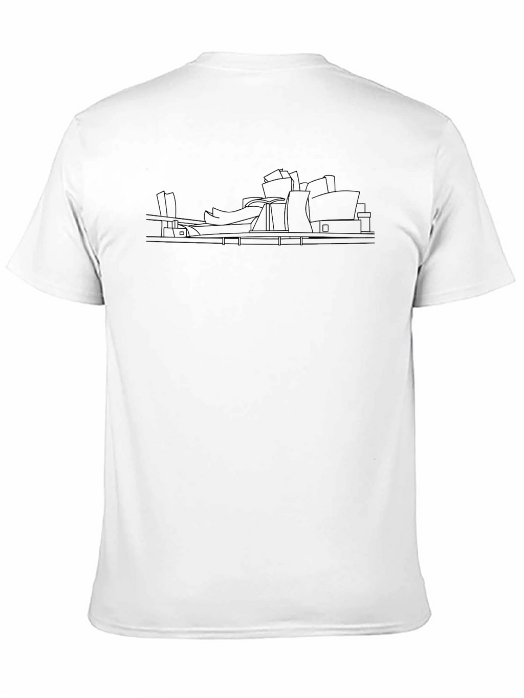 Black Guggenheim Bilbao Graphic Tee