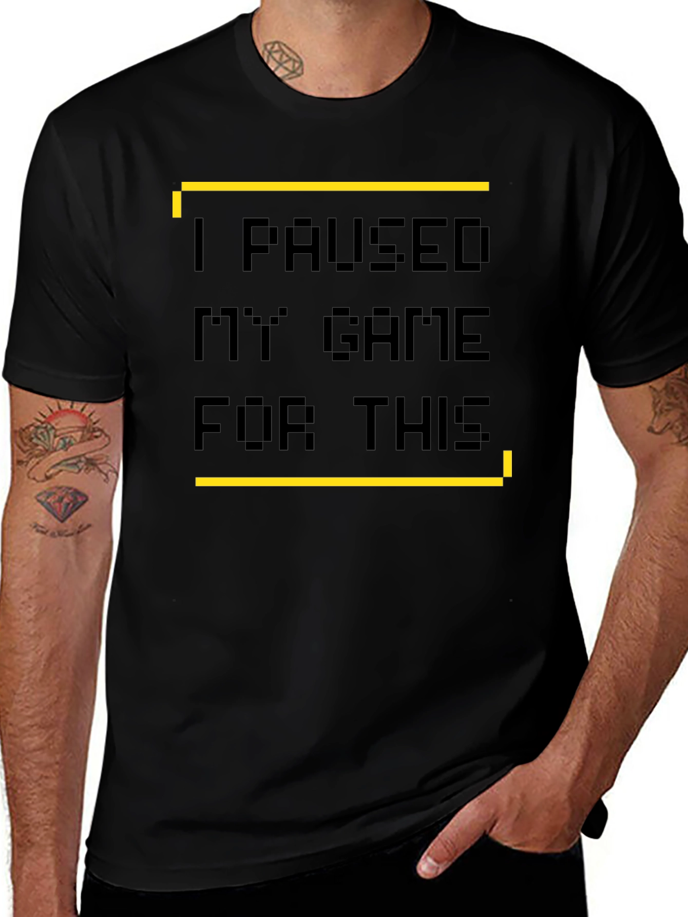 I Paused My Game T-Shirt - Gamer Style