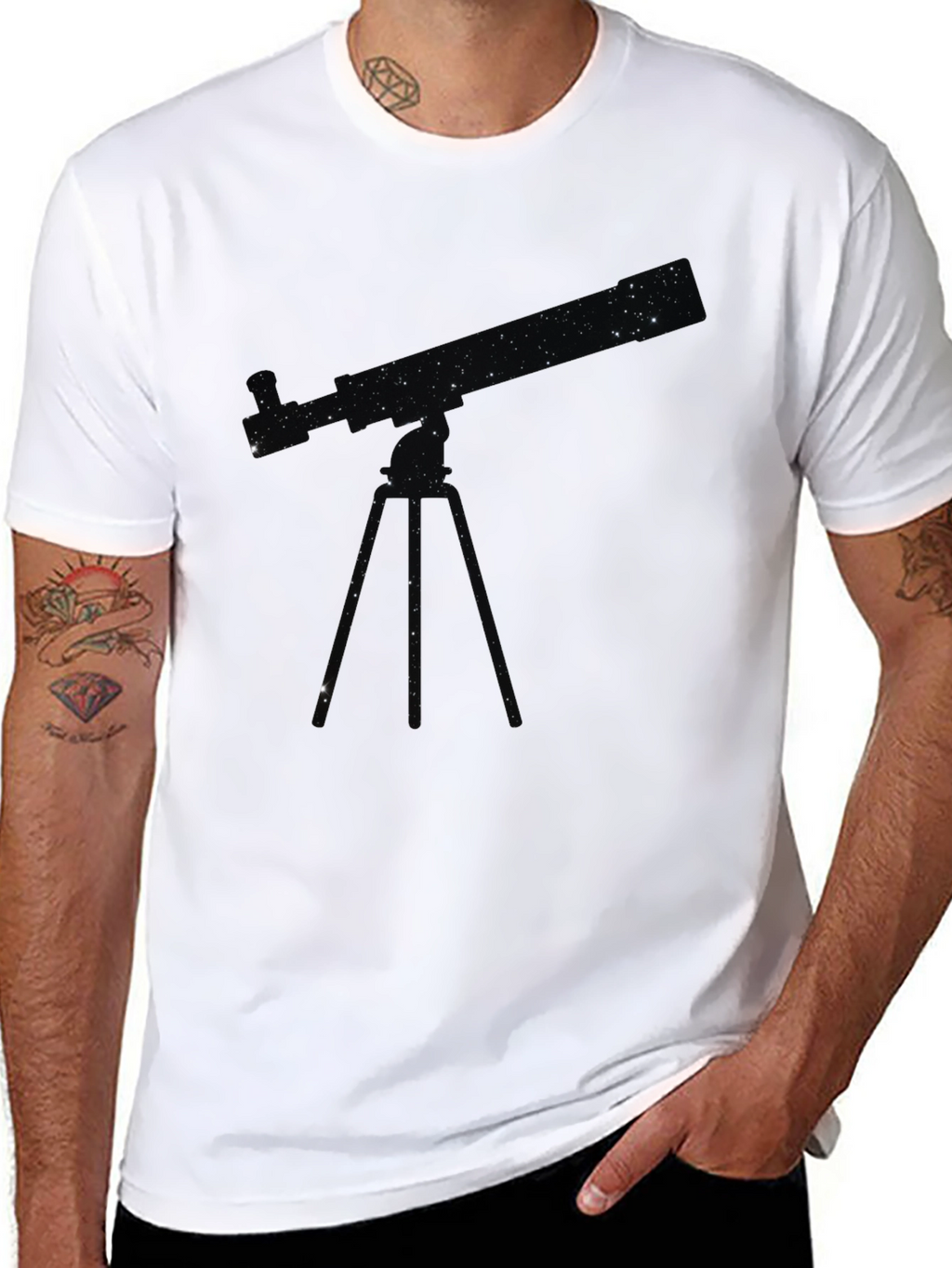 Astronomy Telescope Graphic T-Shirt