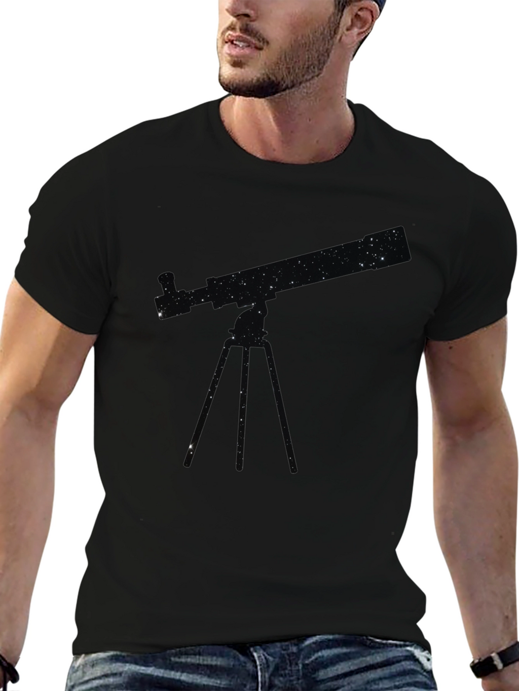 Astronomy Telescope Graphic T-Shirt