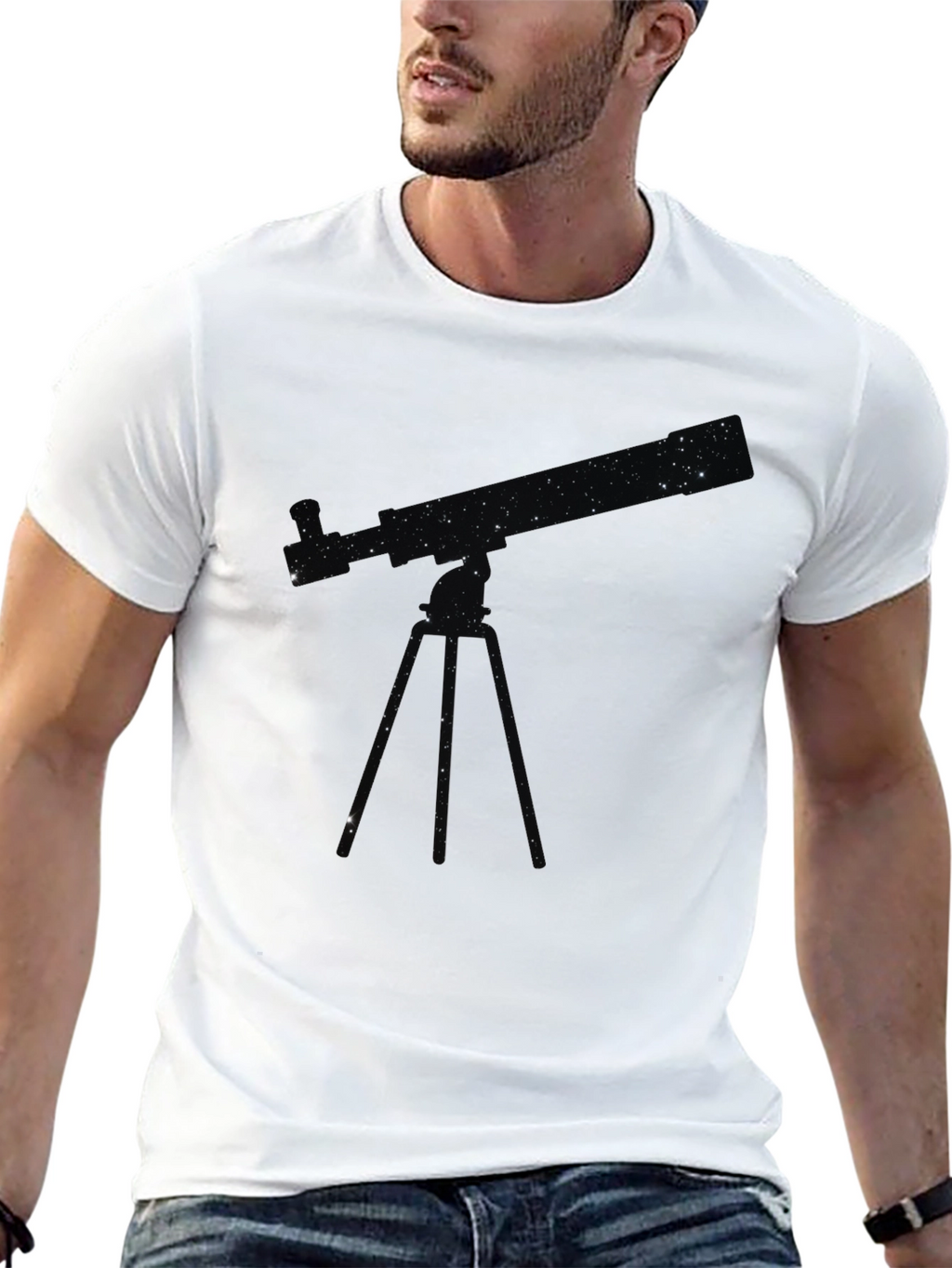 Astronomy Telescope Graphic T-Shirt