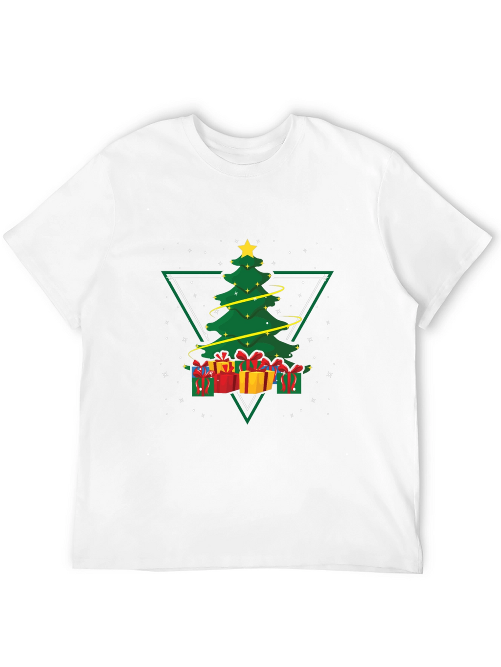 Christmas Tree Triangle Graphic Tee