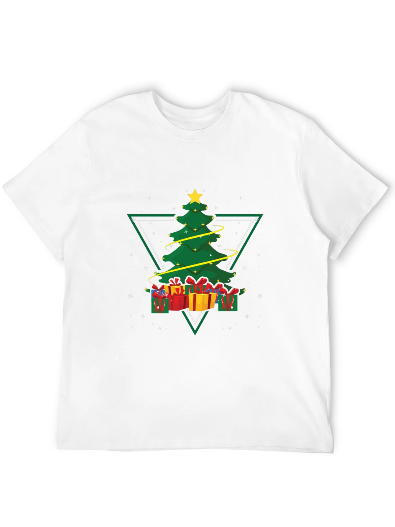 Christmas Tree Triangle Graphic Tee