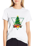 Christmas Tree Triangle Graphic Tee