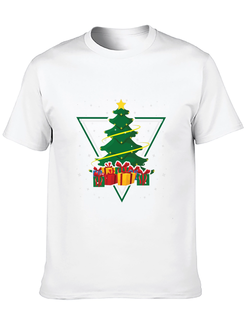Christmas Tree Triangle Graphic Tee