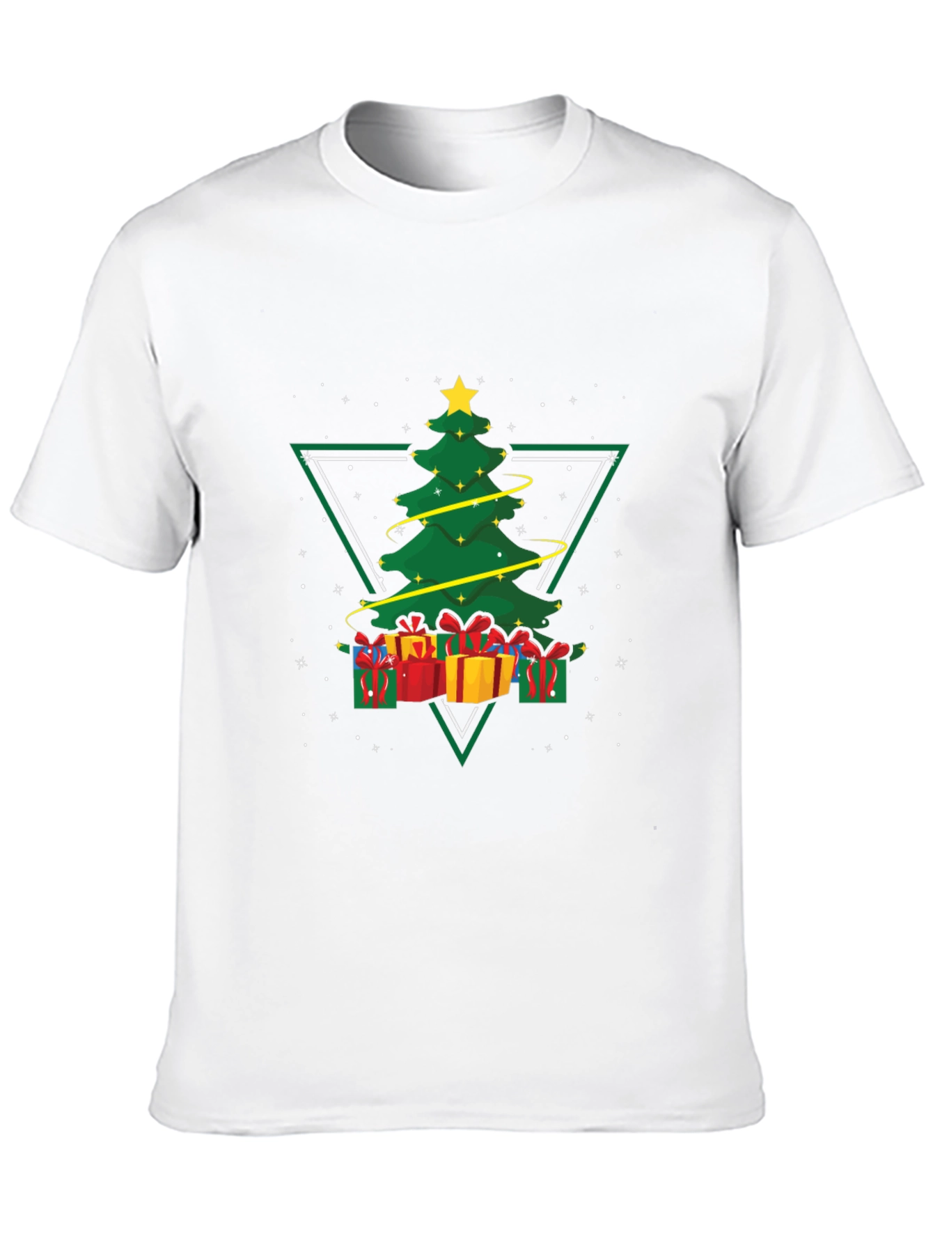 Christmas Tree Triangle Graphic Tee