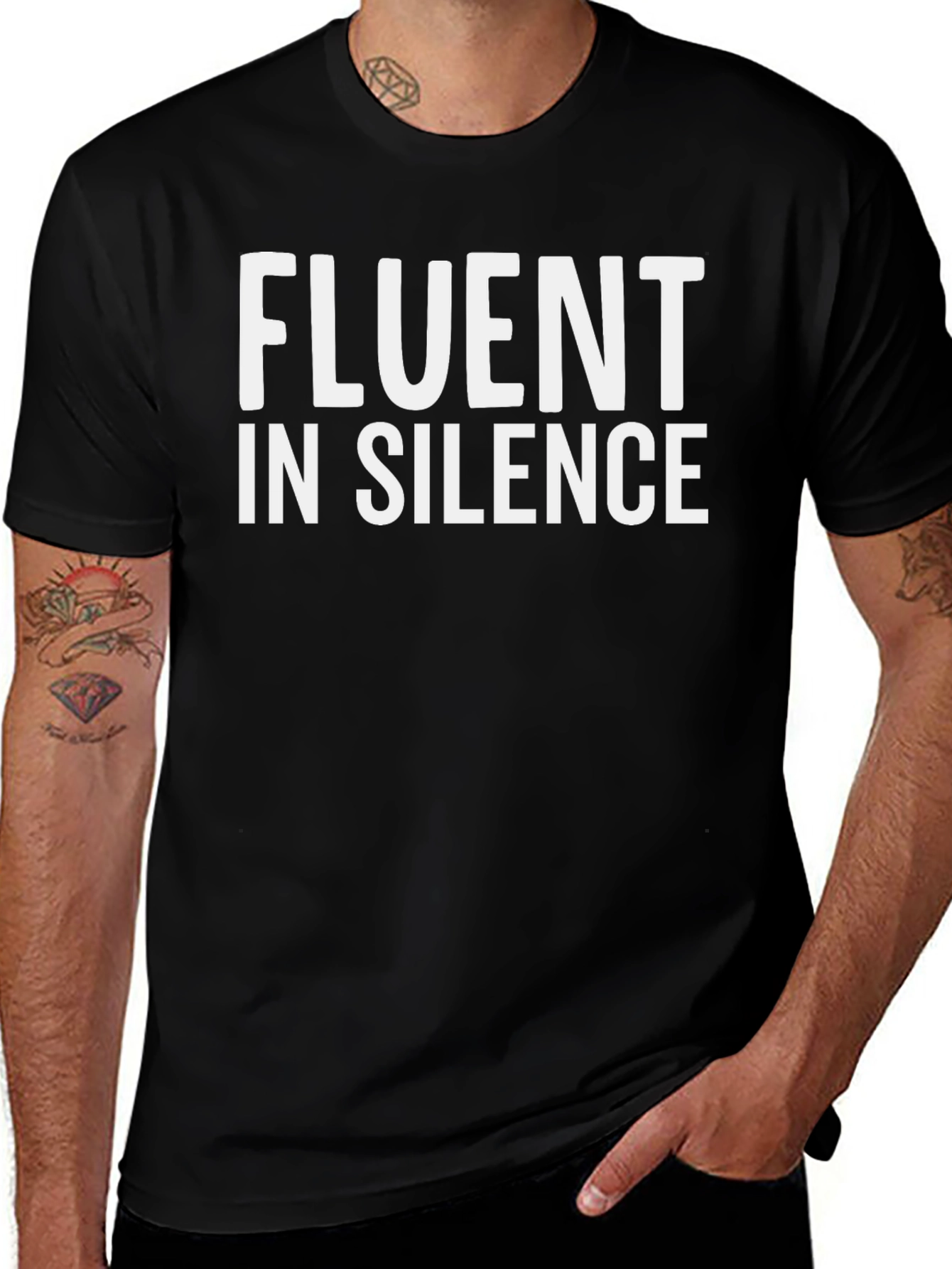 Fluent in Silence Graphic T-Shirt