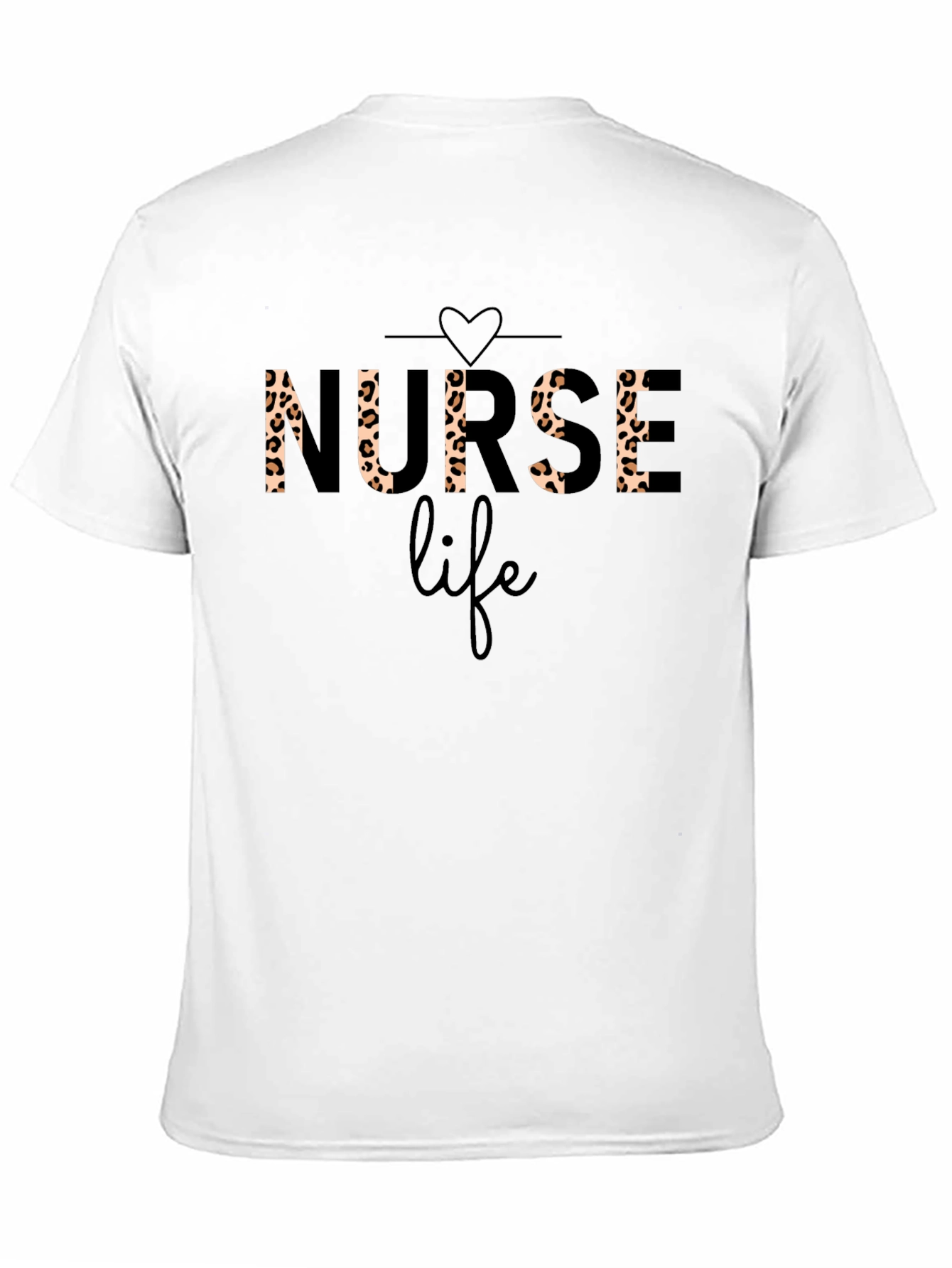 Nurse Life Leopard Print T-Shirt