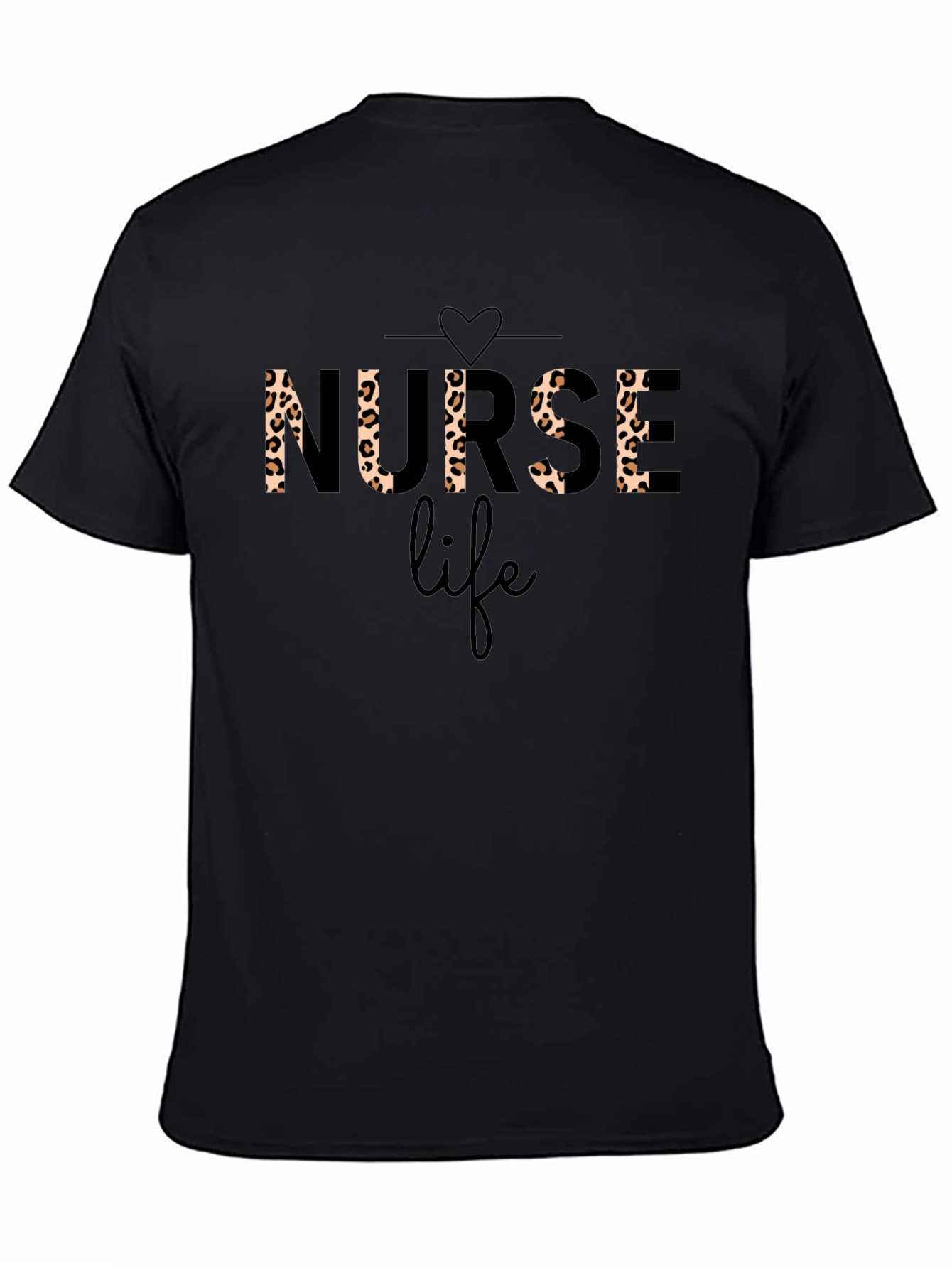 Nurse Life Leopard Print T-Shirt