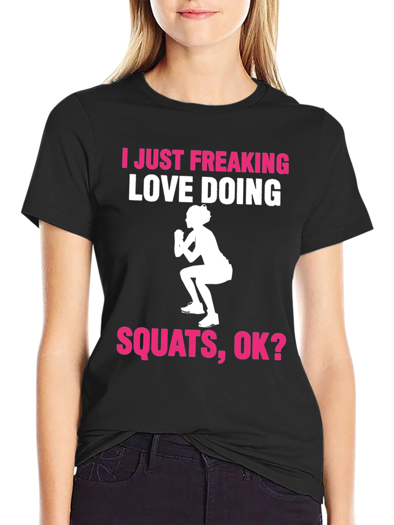 I Love Squats T-Shirt - Gym Workout Tee
