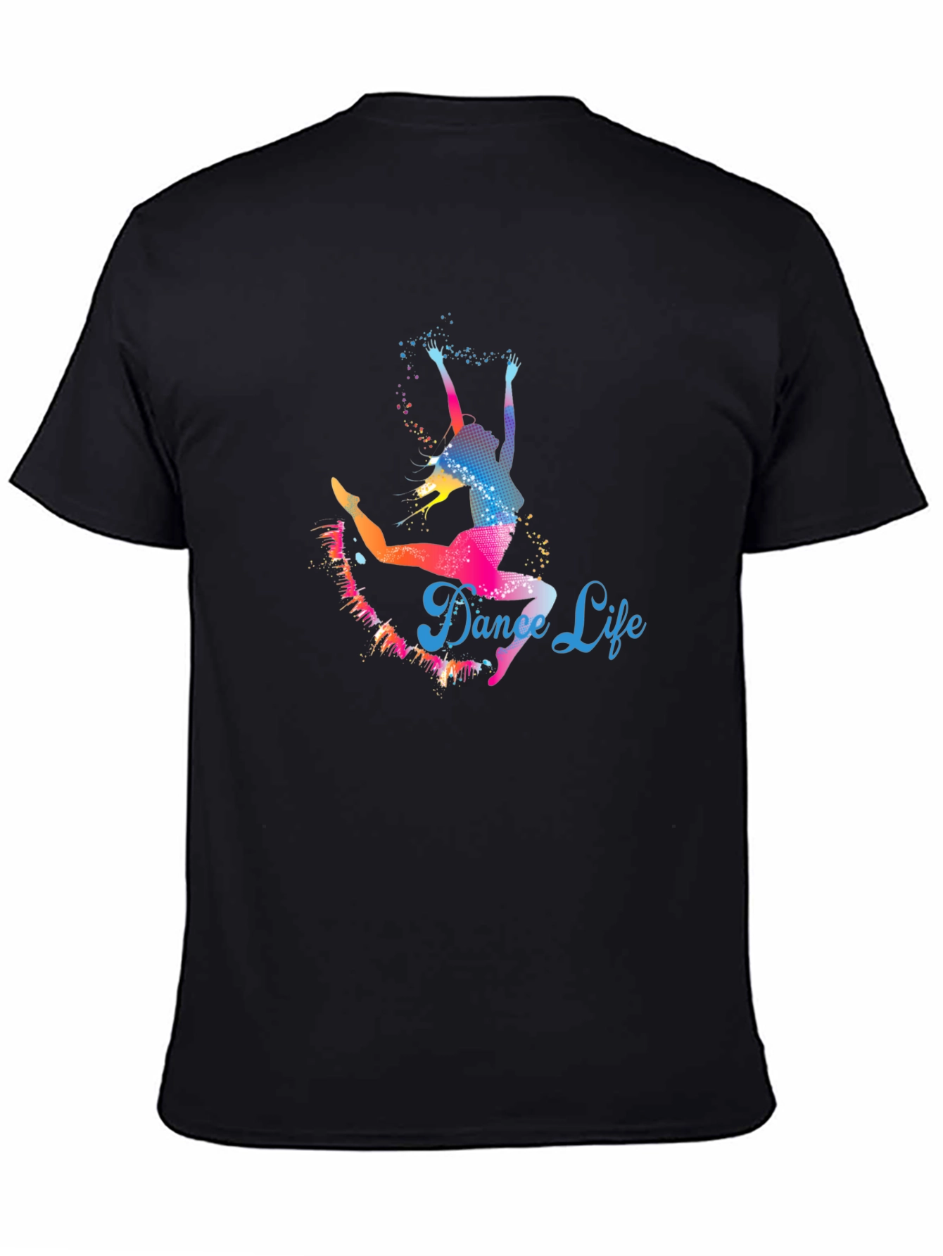 Dance Life Graphic Tee - Trendy Colorful Design