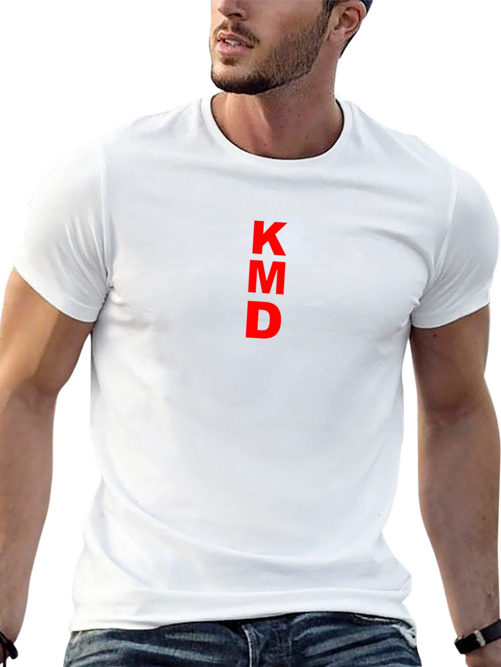 KMD Bold Lettered Black T-Shirt
