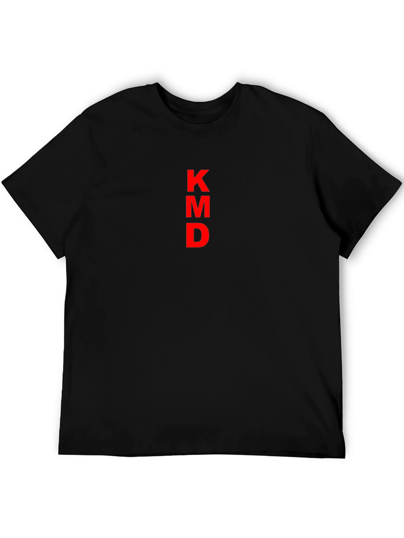 KMD Bold Lettered Black T-Shirt
