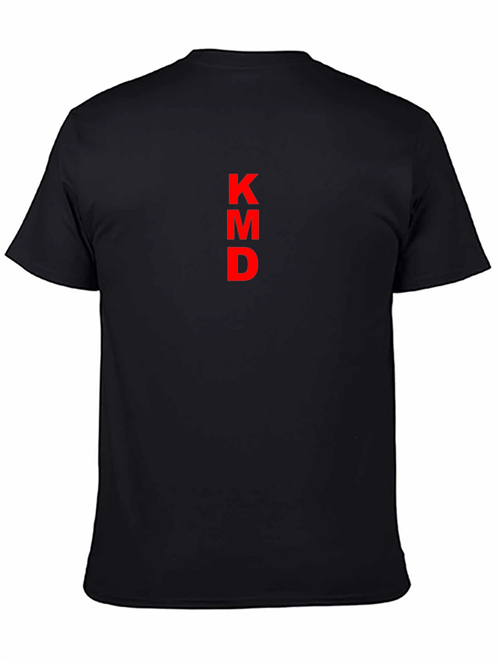 KMD Bold Lettered Black T-Shirt