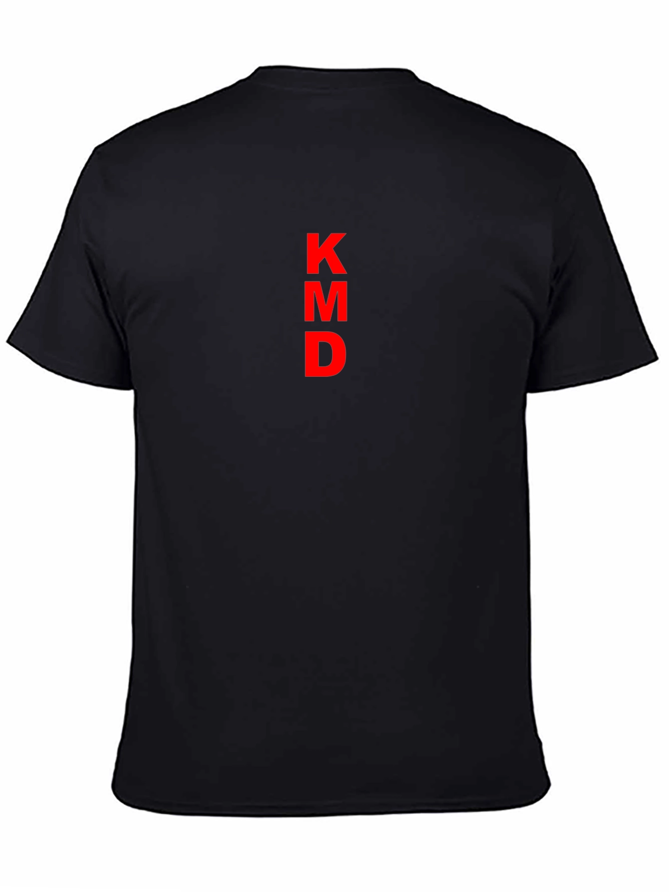 KMD Bold Lettered Black T-Shirt