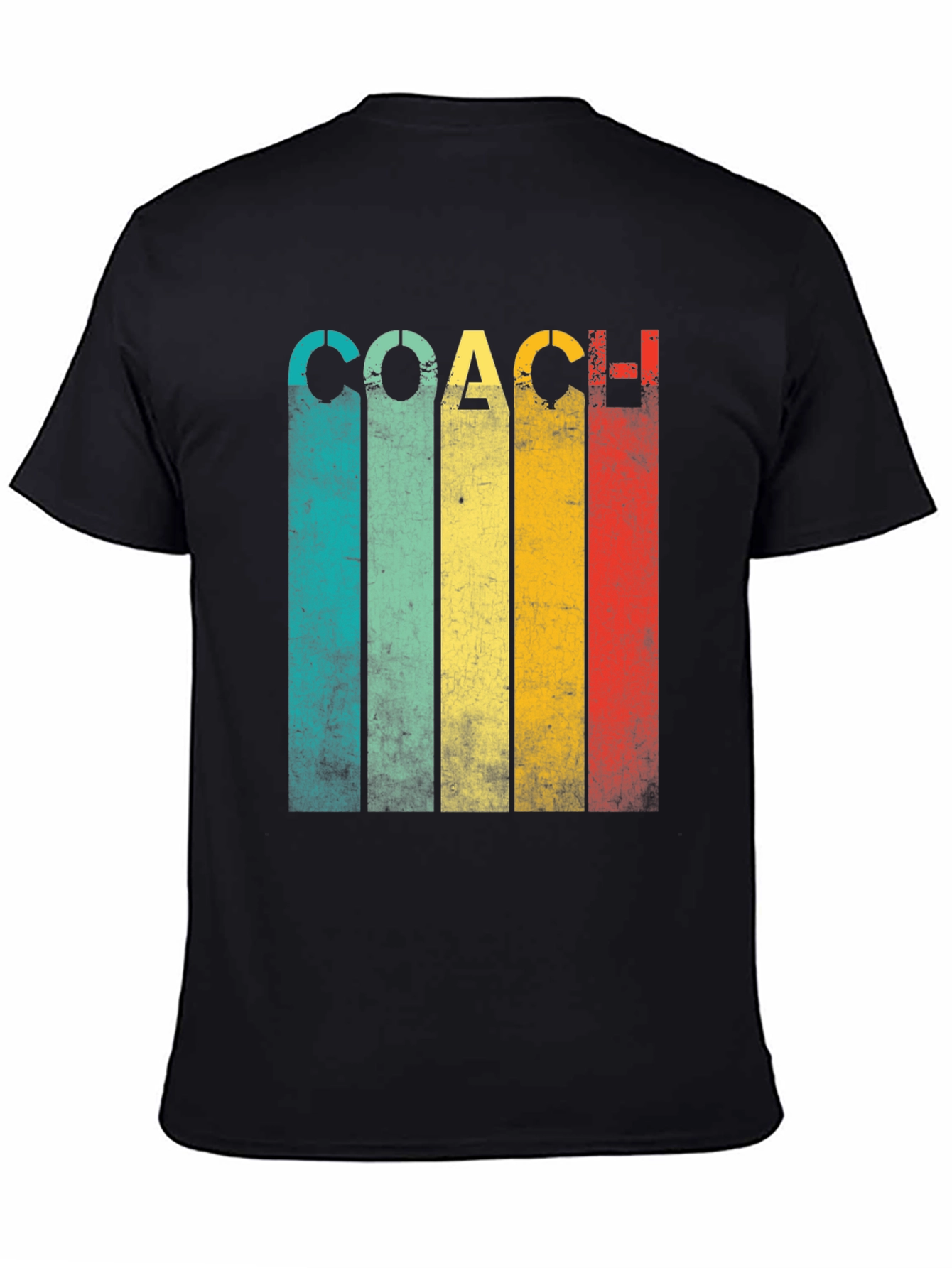 Retro Coach T-Shirt - Vintage Striped Design