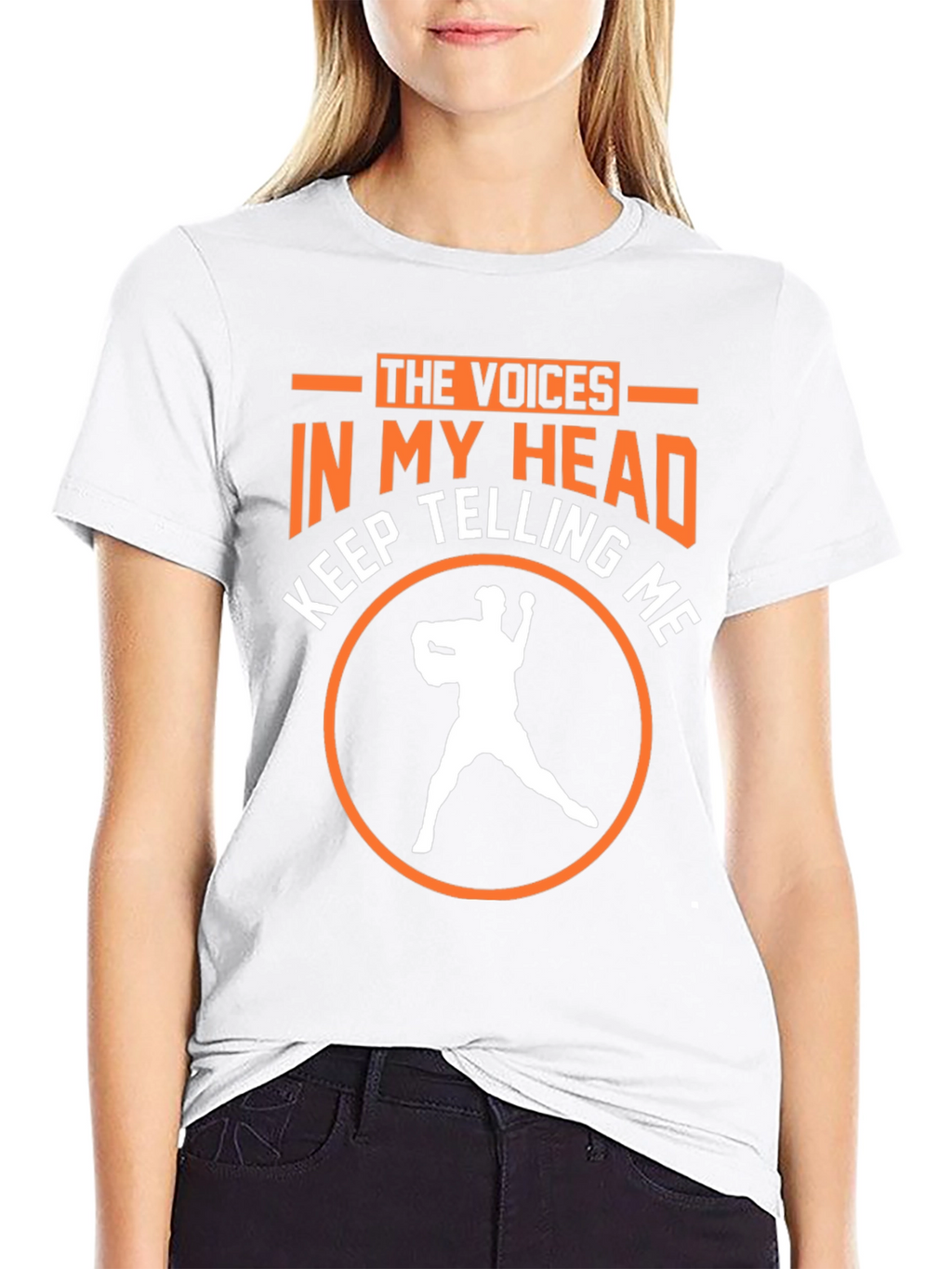 The Voices in My Head Baseball T-Shirt