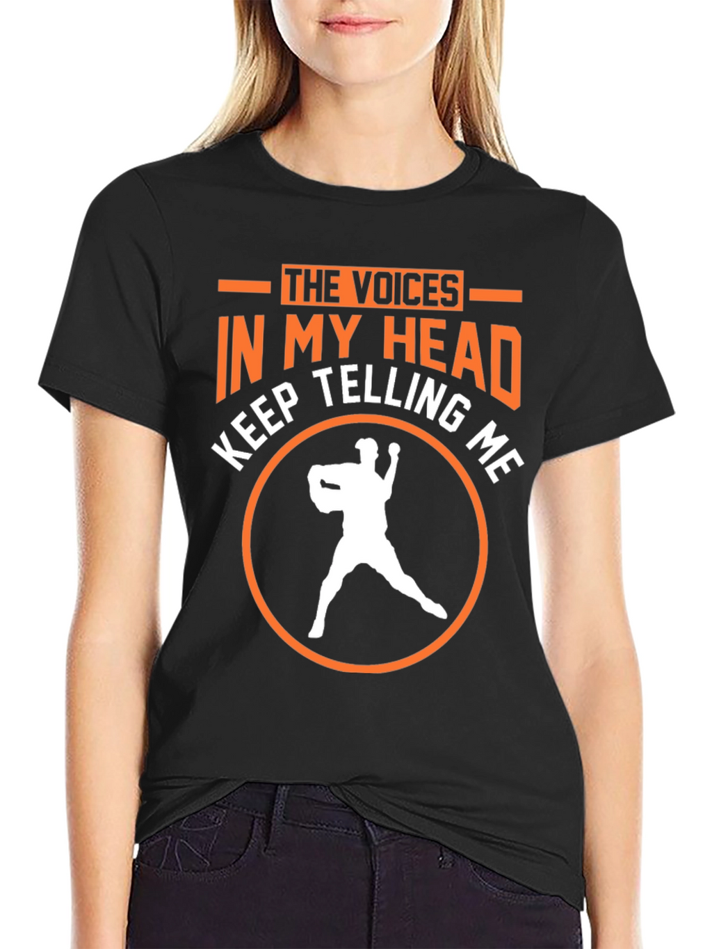 The Voices in My Head Baseball T-Shirt