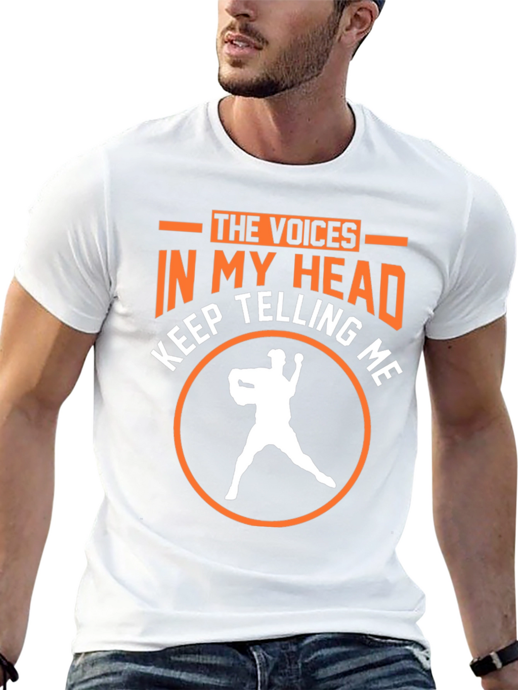 The Voices in My Head Baseball T-Shirt