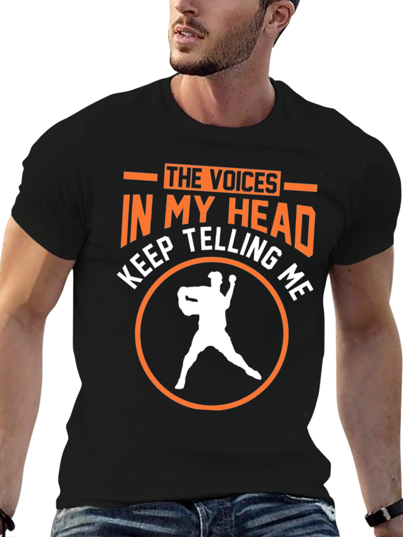 The Voices in My Head Baseball T-Shirt