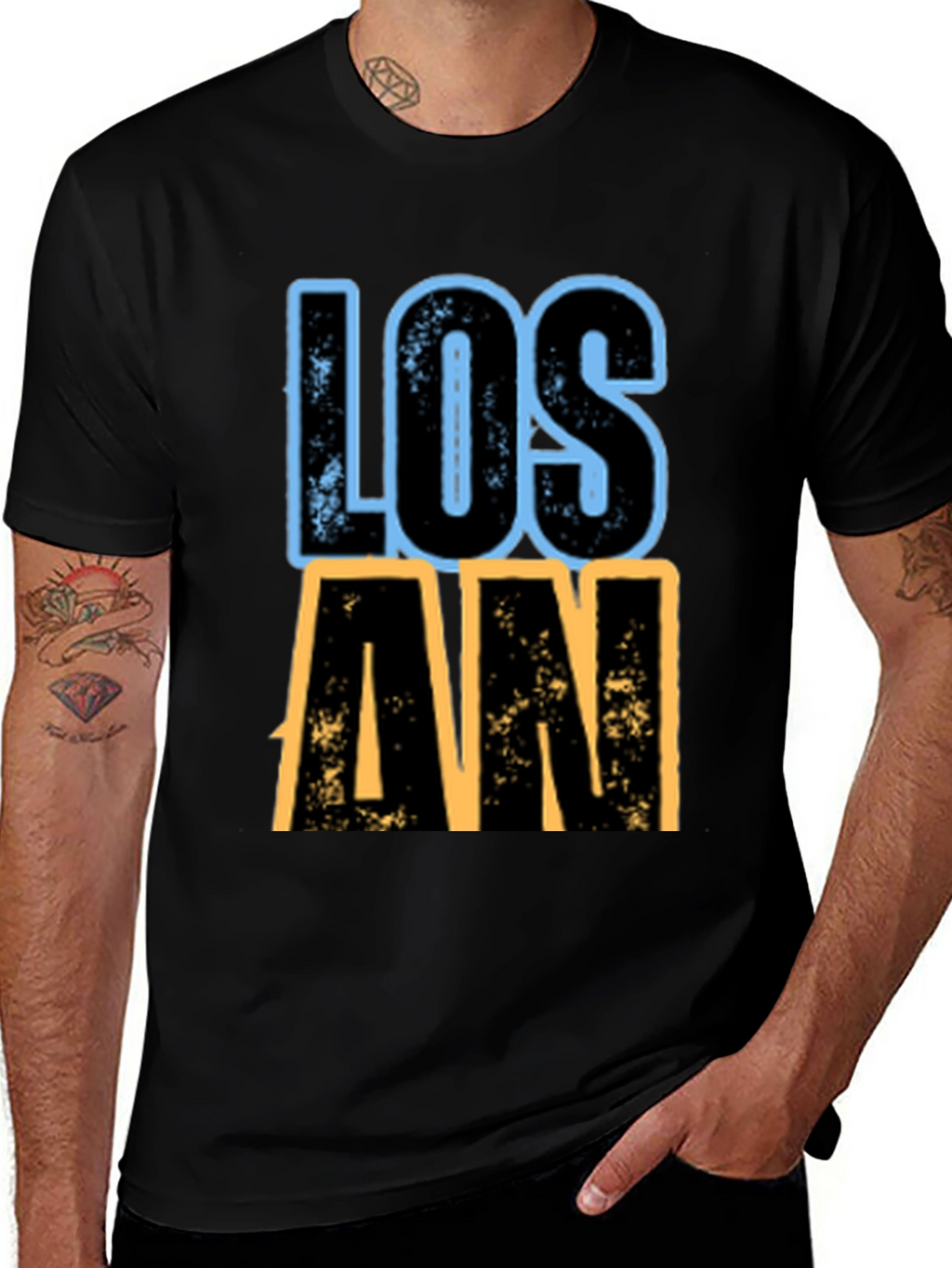Los Angeles Graphic T-Shirt - Black