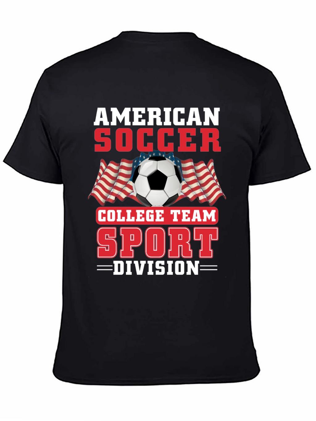 American Soccer College Team Division T-Shirt