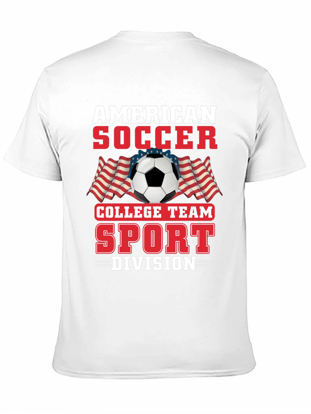 American Soccer College Team Division T-Shirt
