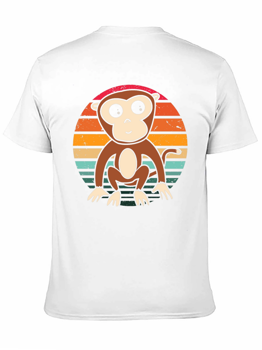 Monkey Sunset T-Shirt - Retro Style Tee