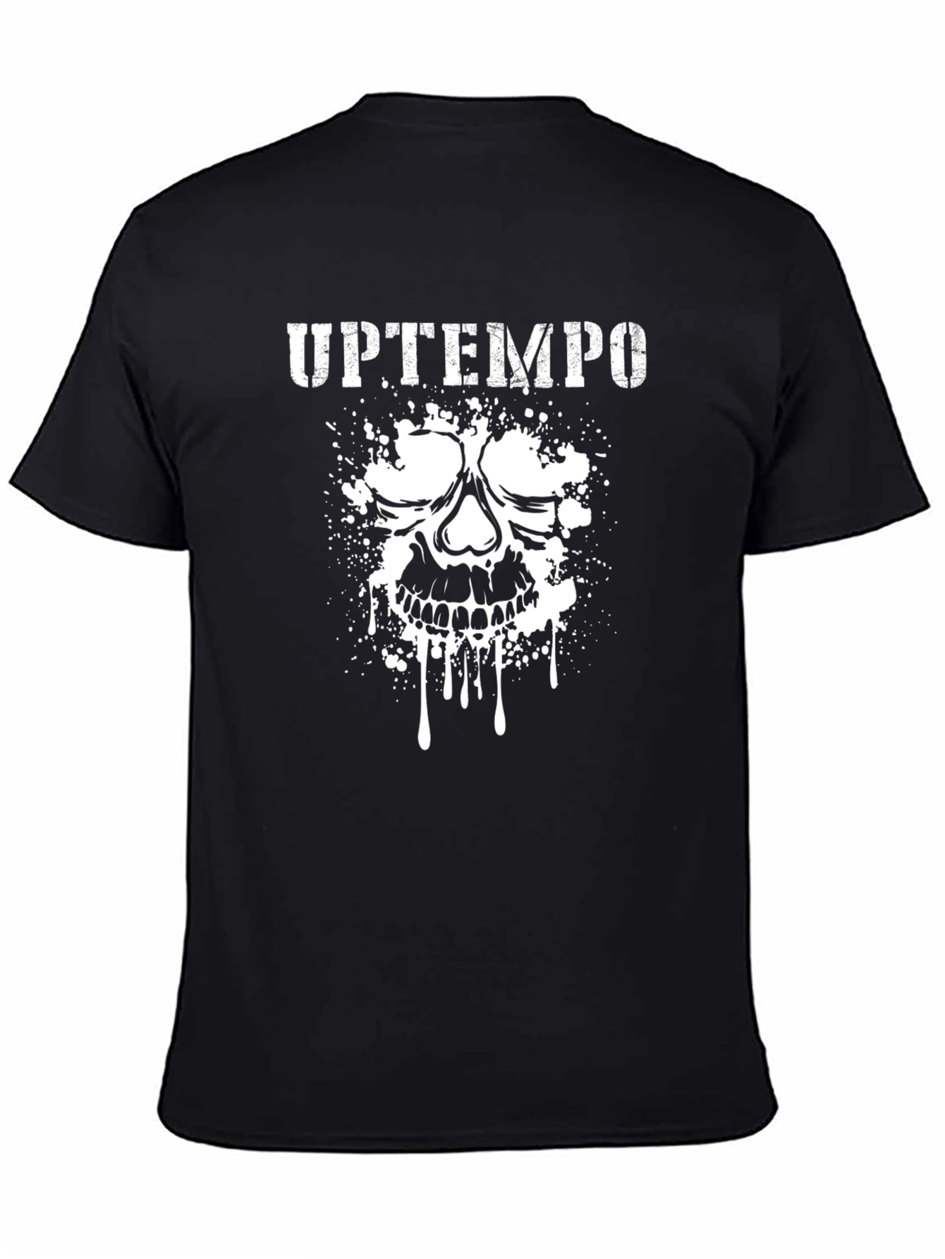Uptempo Skull Graphic Tee - Mens Black T-Shirt