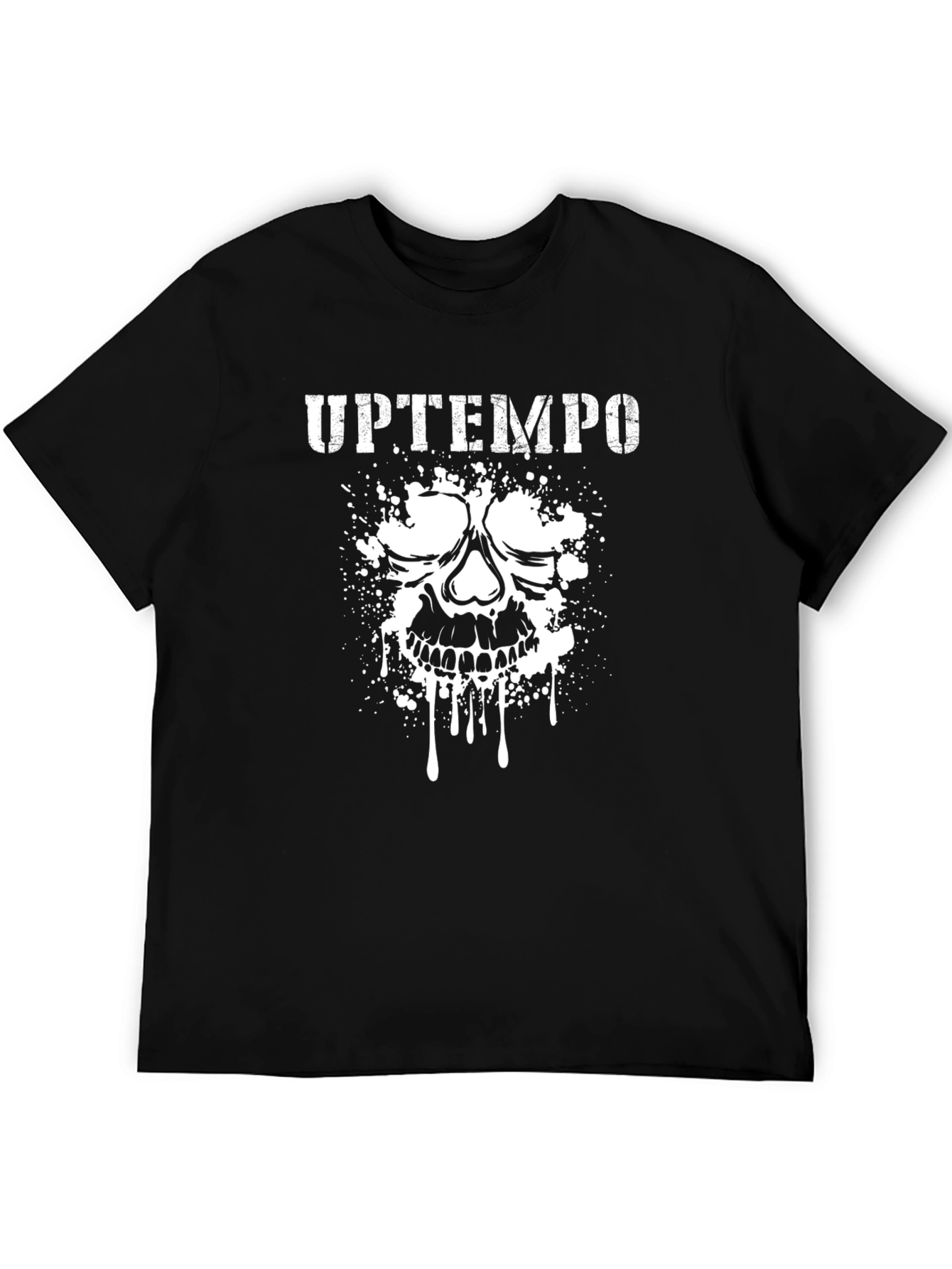 Uptempo Skull Graphic Tee - Mens Black T-Shirt