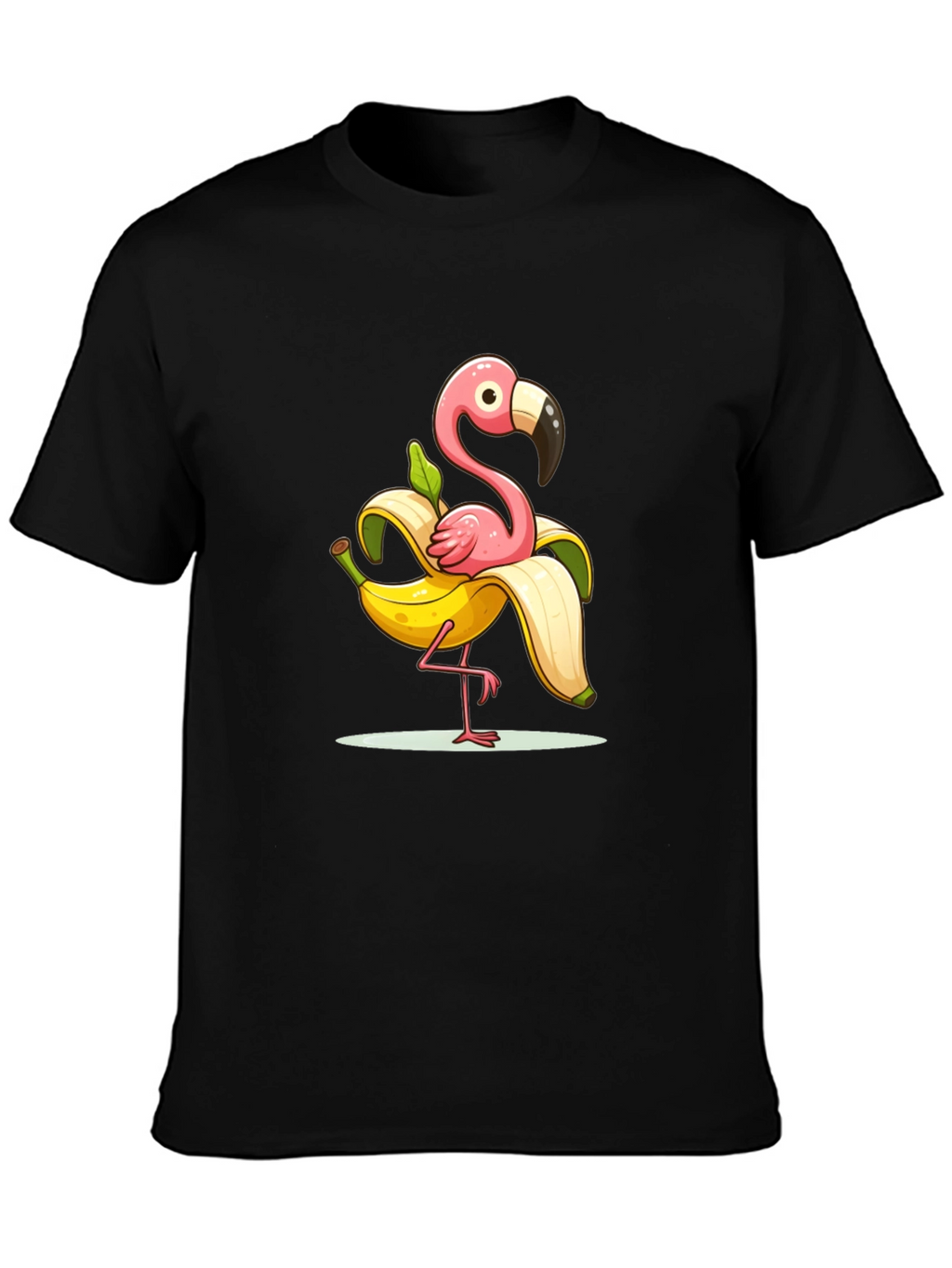 Funny Flamingo Banana T-Shirt
