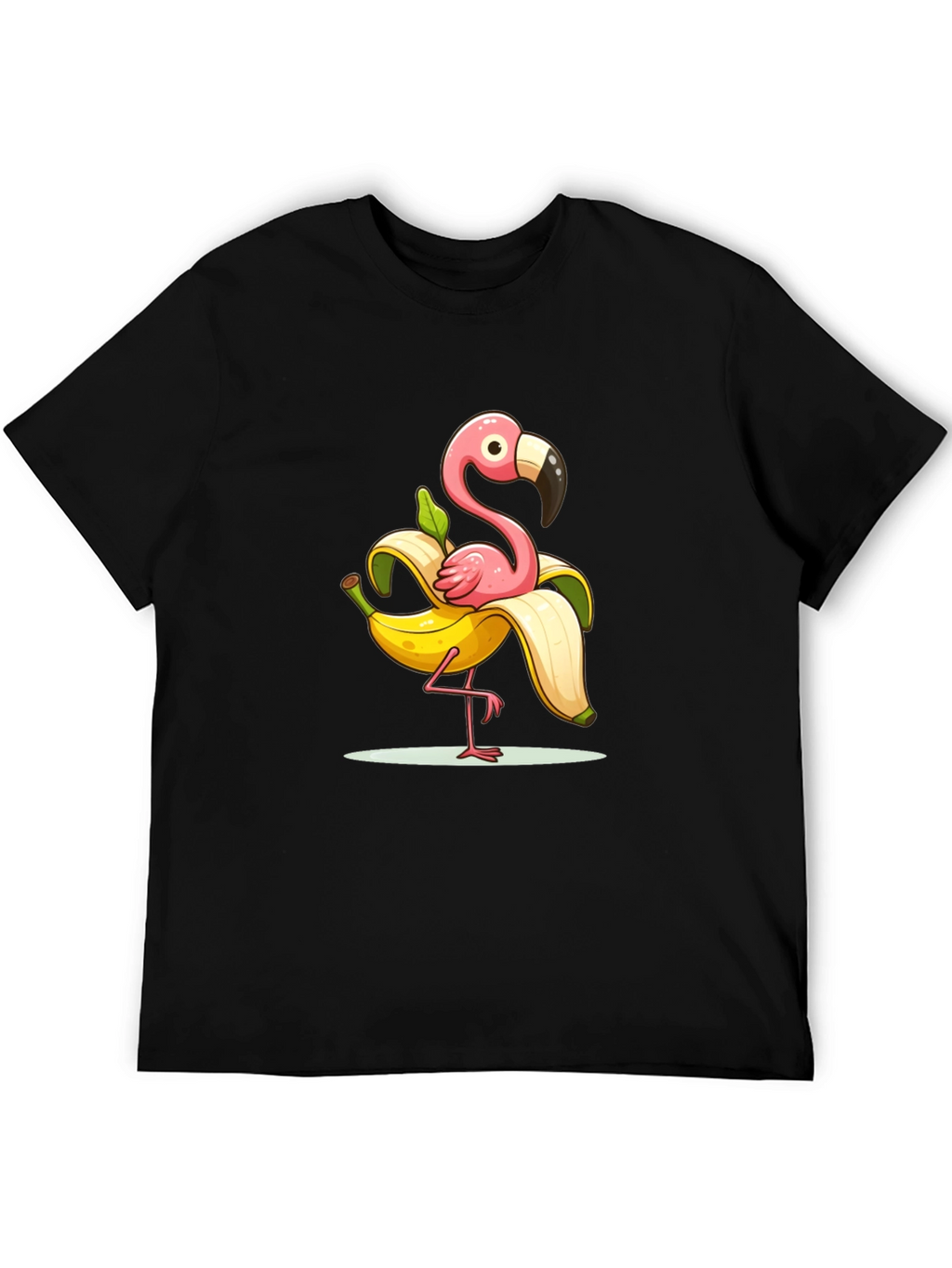 Funny Flamingo Banana T-Shirt