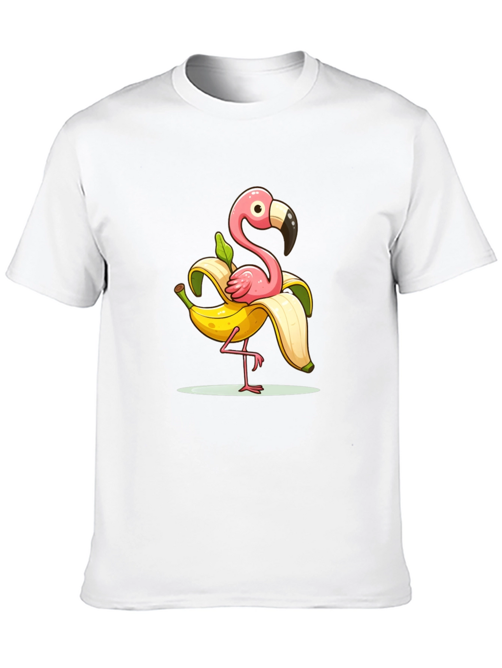 Funny Flamingo Banana T-Shirt