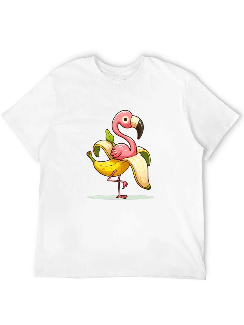 Funny Flamingo Banana T-Shirt