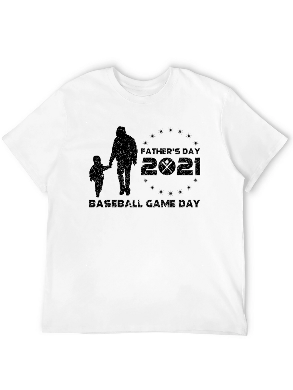 Fathers Day 2021 Baseball Game T-Shirt