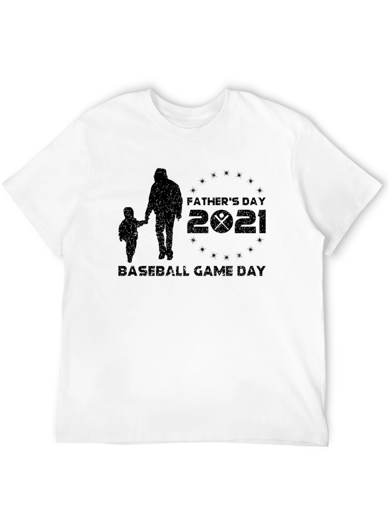 Fathers Day 2021 Baseball Game T-Shirt
