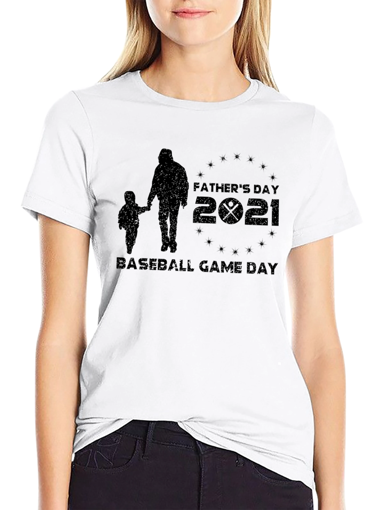 Fathers Day 2021 Baseball Game T-Shirt