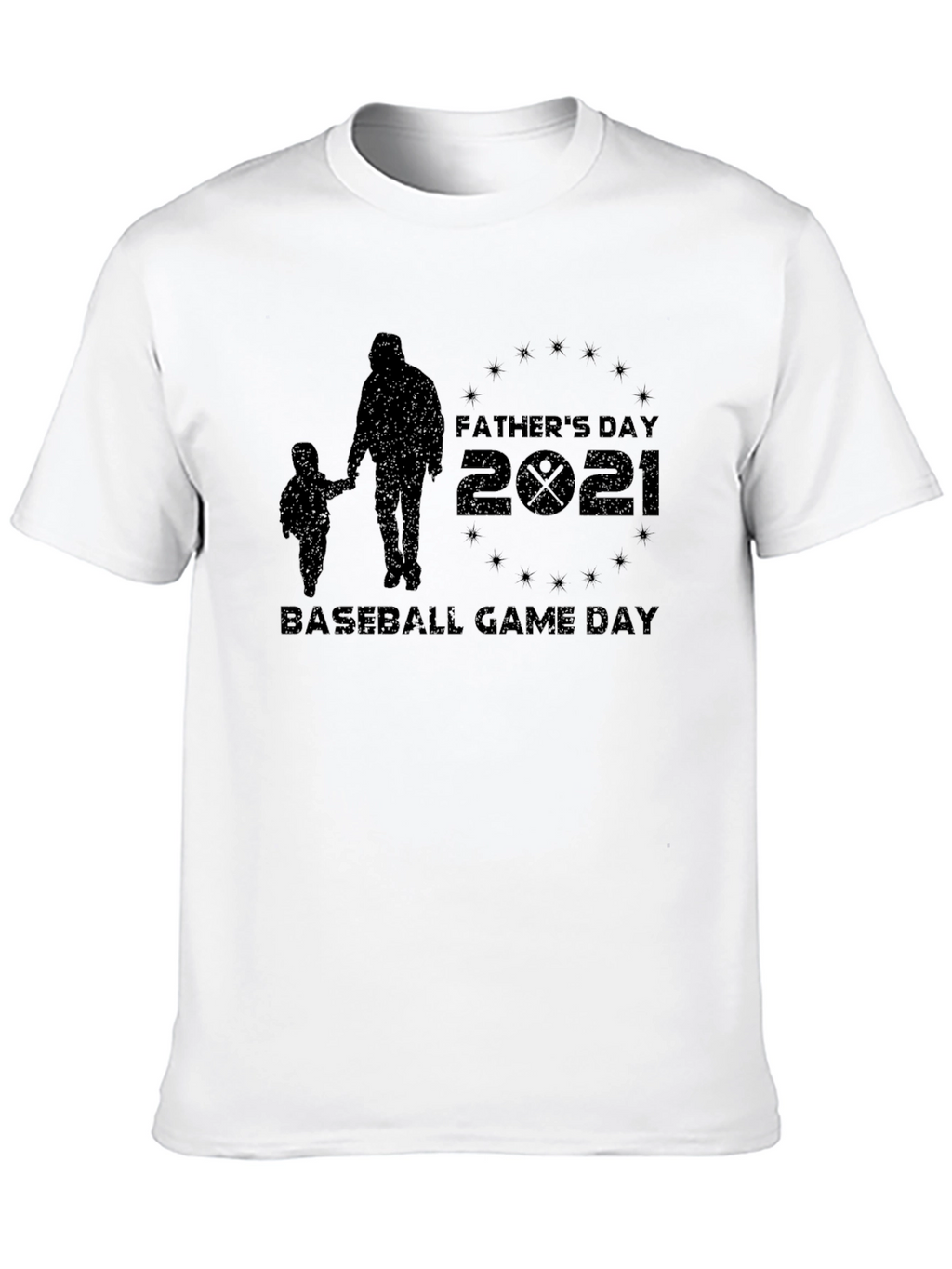 Fathers Day 2021 Baseball Game T-Shirt