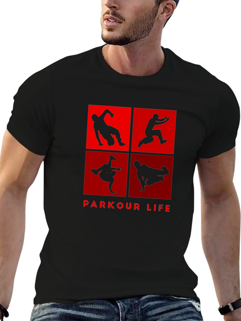 Parkour Life Black T-Shirt