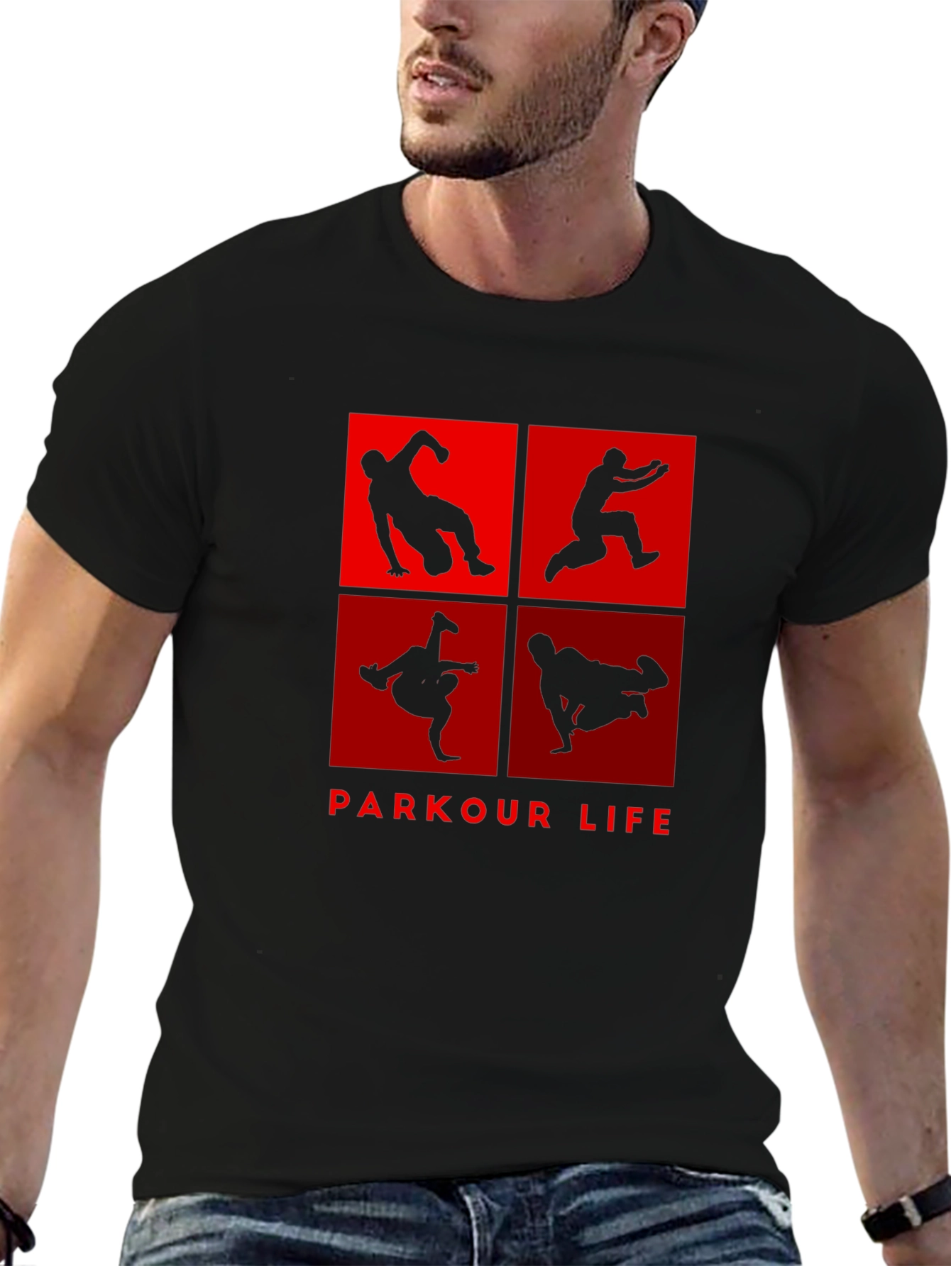 Parkour Life Black T-Shirt