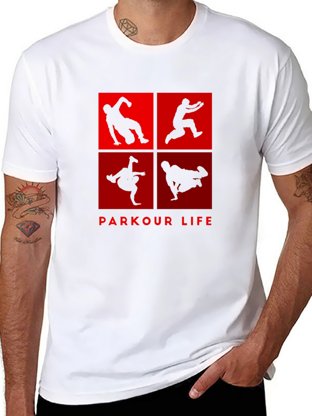 Parkour Life Black T-Shirt