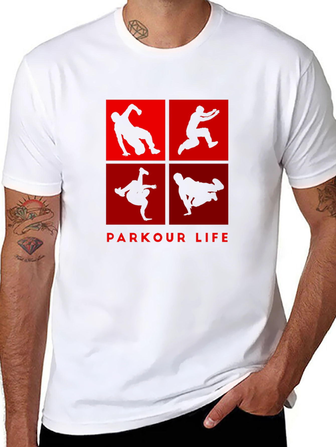 Parkour Life Black T-Shirt