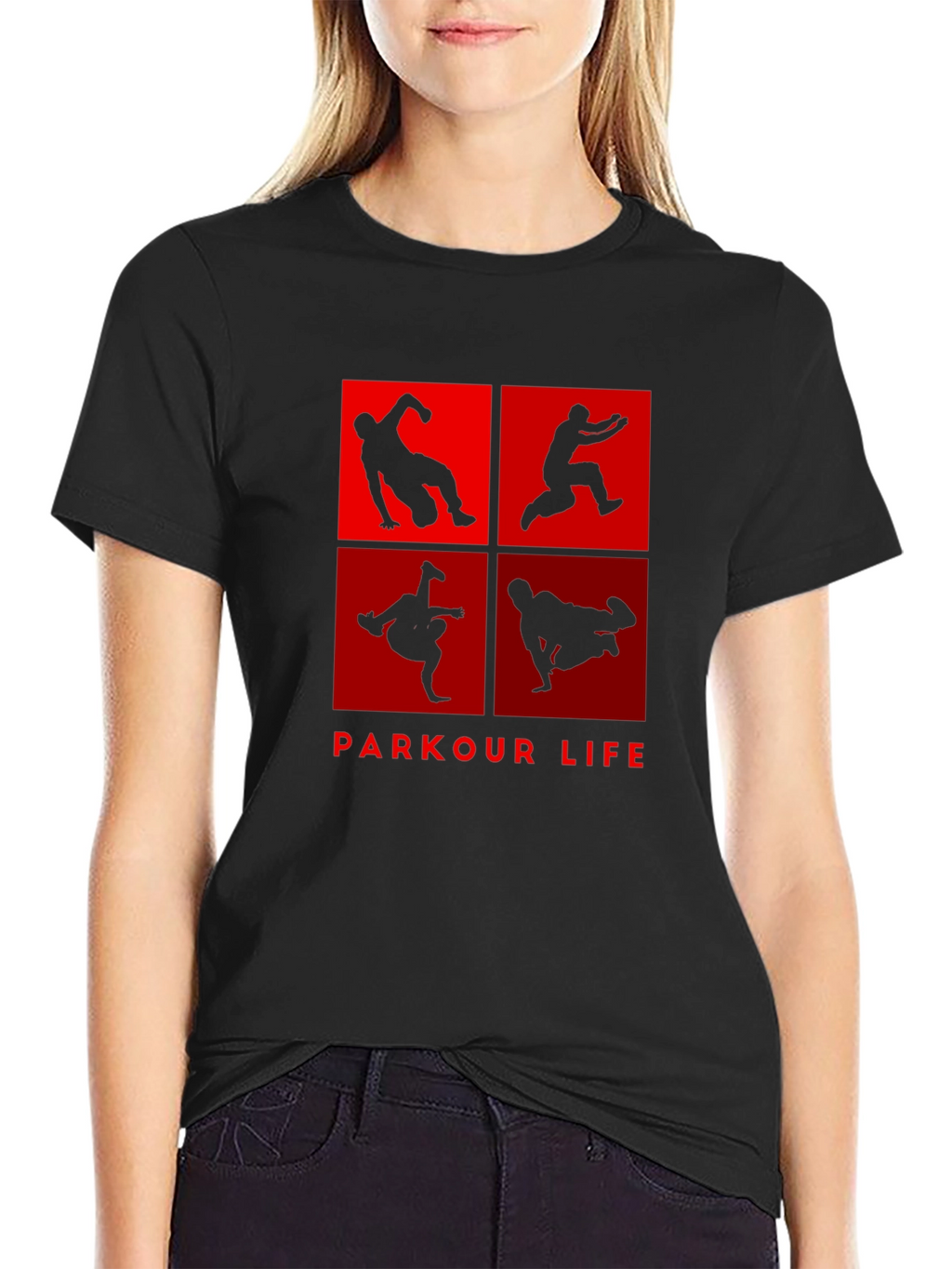 Parkour Life Black T-Shirt