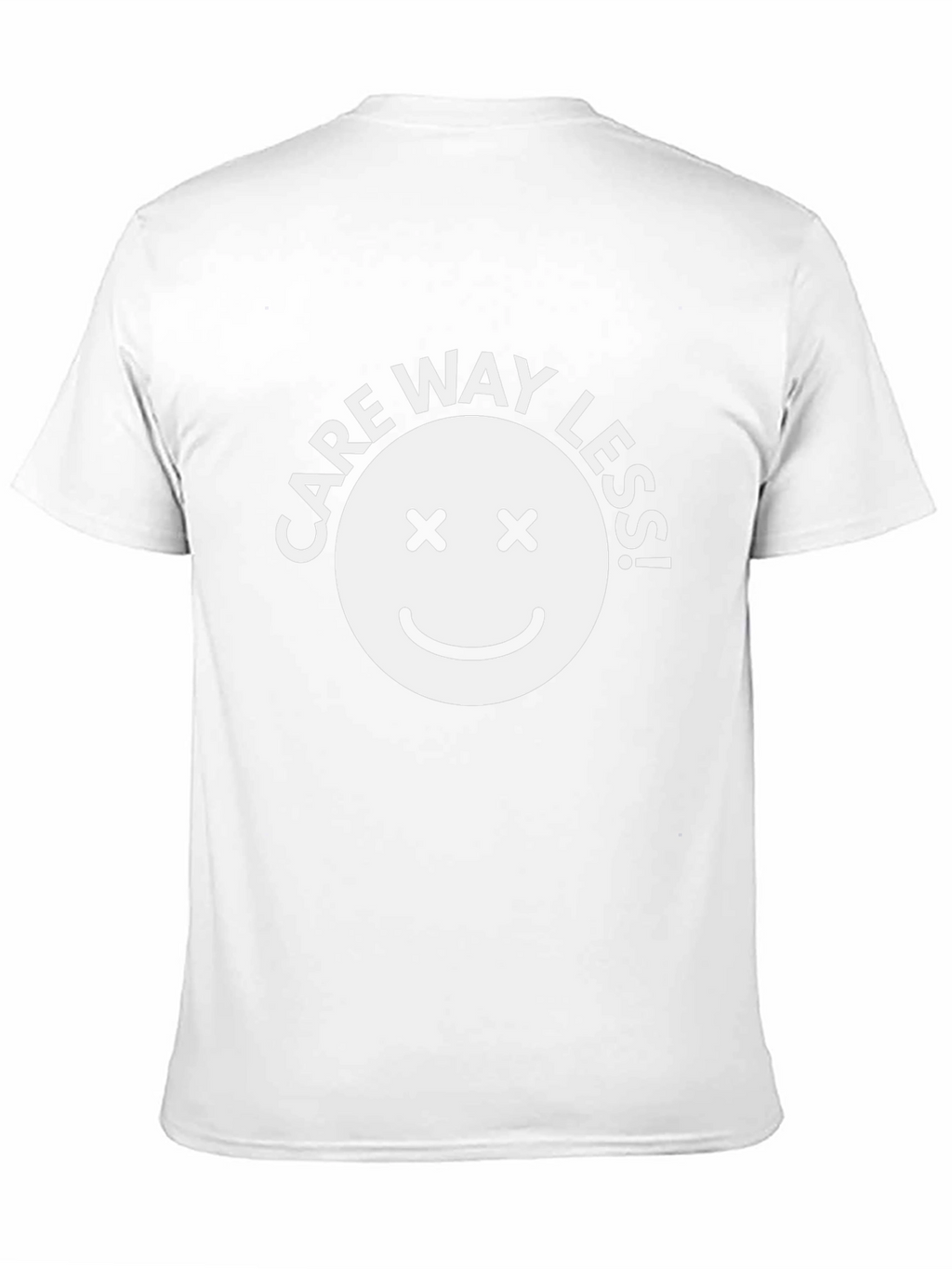 Care Way Less Black Graphic T-Shirt