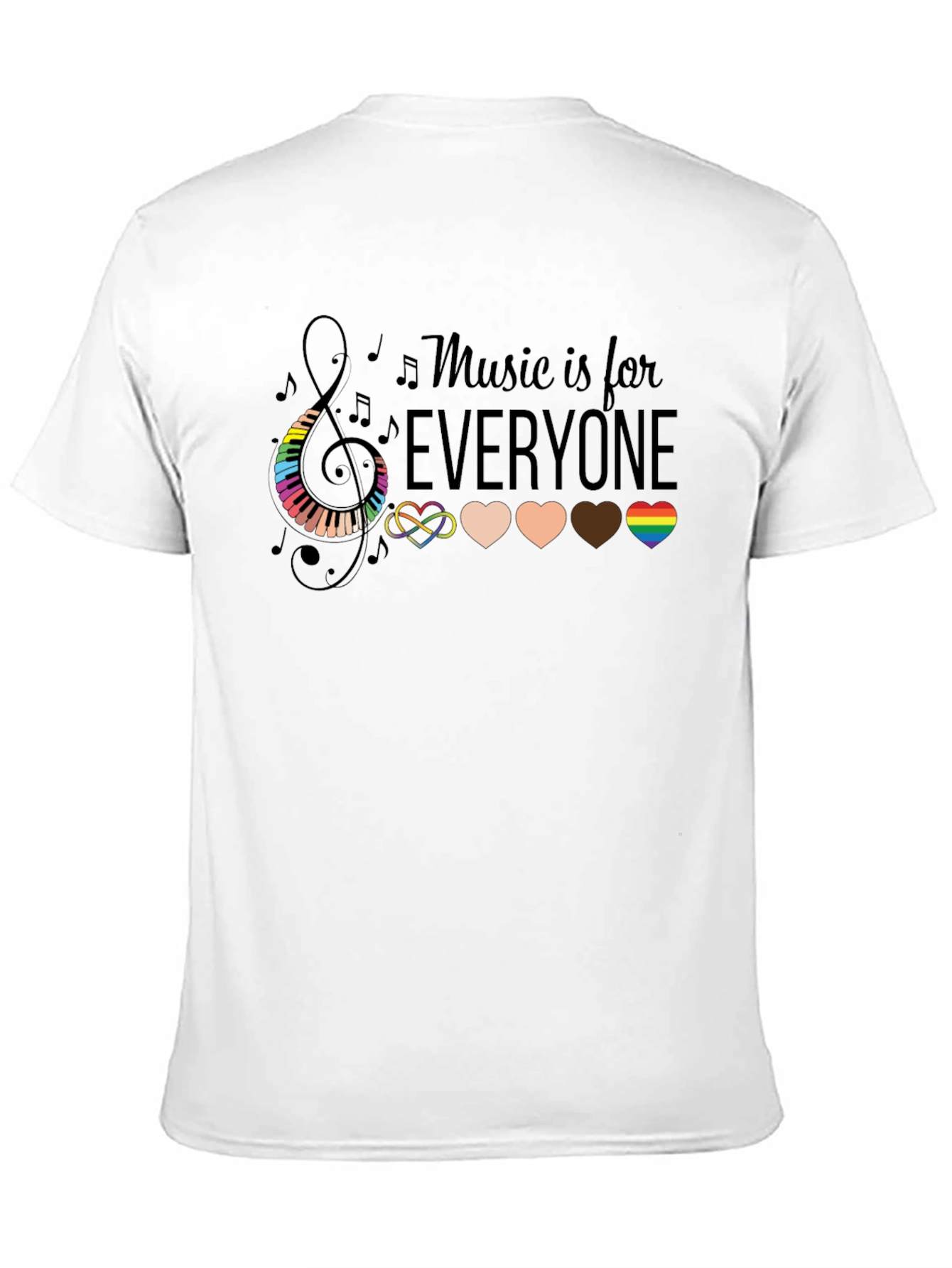 Music is for Everyone Graphic T-Shirt
