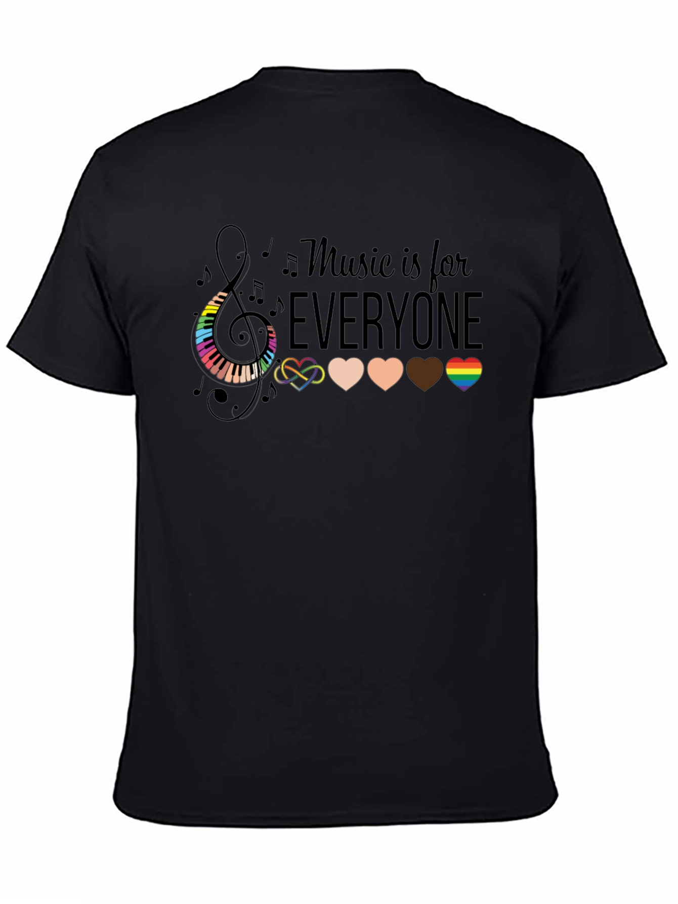 Music is for Everyone Graphic T-Shirt