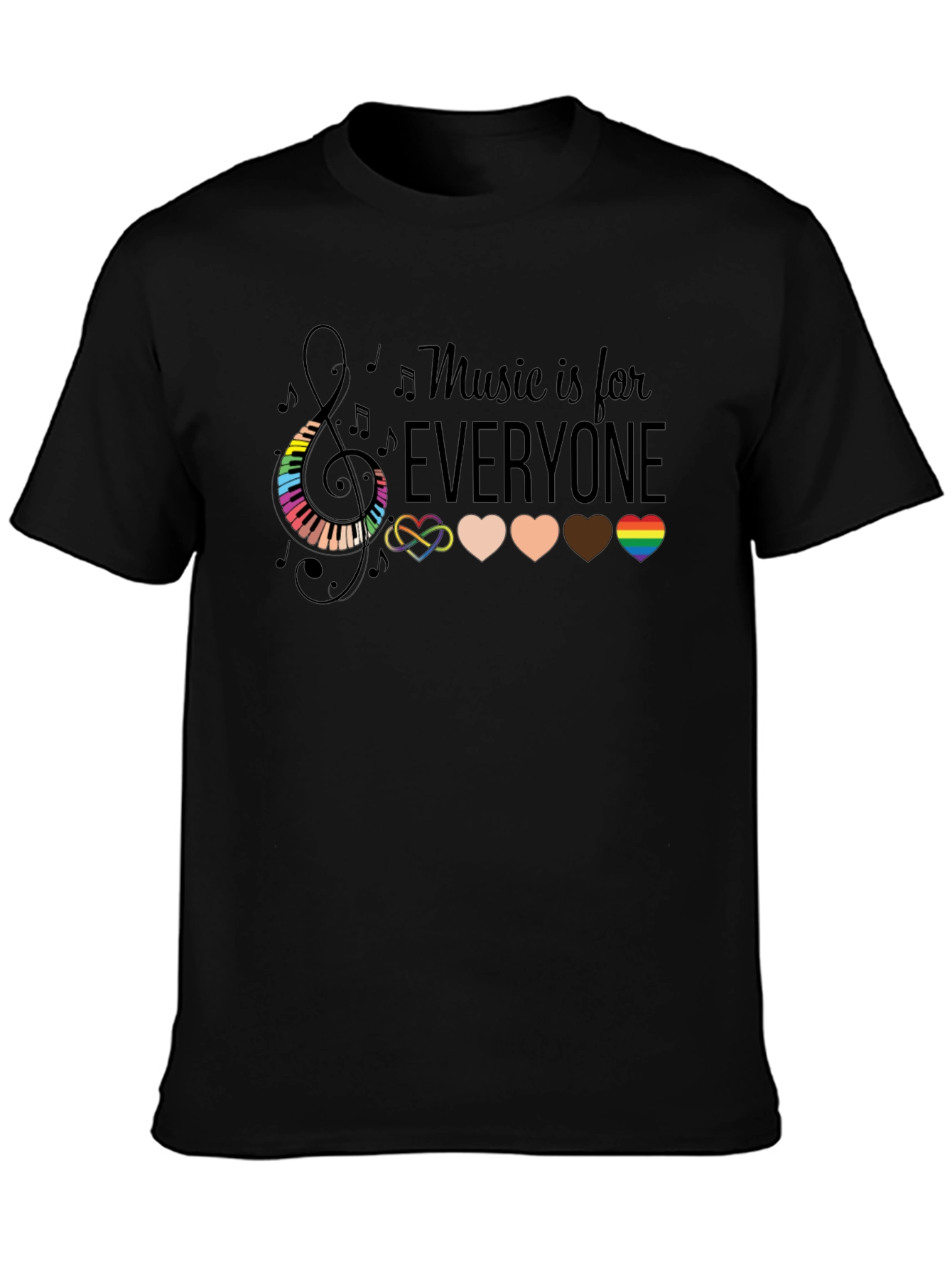 Music is for Everyone Graphic T-Shirt